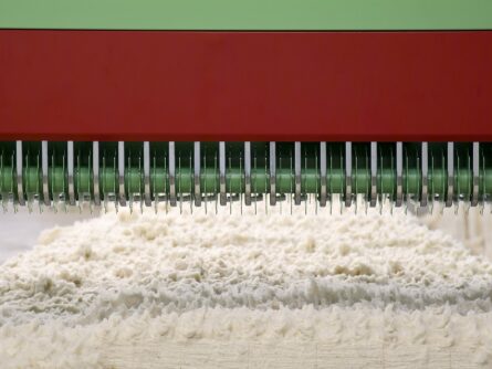Cotton,Spinning,Machine.,Detail,Of,Carding,Area
