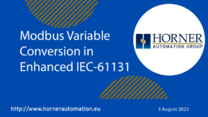 Modbus Variable Conversion in Enhanced IEC-61131